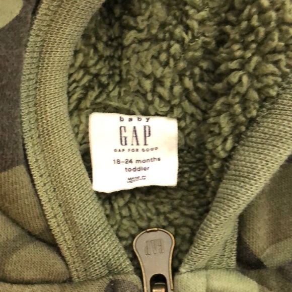 Baby Cozy-Lined logo Hoodie Sz 18-24 Months - Picture 3 of 4